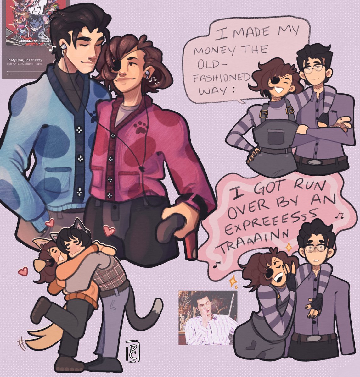 palecryptid's tweet image. it&apos;s eritoshi time... 🫶
#persona5 #p5t