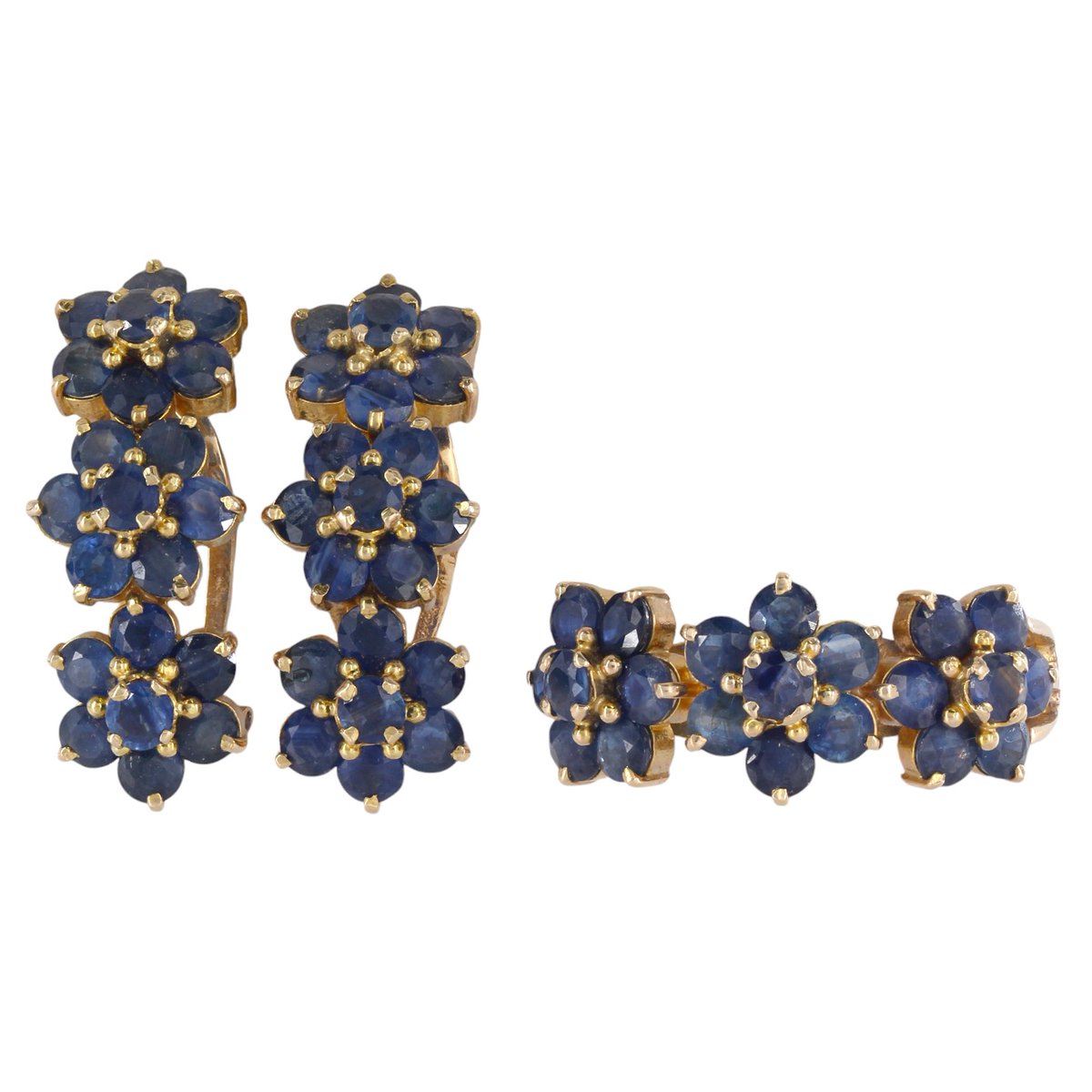 777Jewelry's tweet photo. ✨ 14K Yellow Gold Blue Sapphire Earrings &amp; Ring Set ✨
Now $923.99 (40% OFF)
💎 Total Carat Weight: 3.15Ctw
💍 Ring Size: 6.75 | Earrings: 0.9"
✨ Free US Shipping + 30-day Returns!
Real gold, no plated or filled jewelry.

#777Jewelry #LuxuryJewelry #FineJewelry #GoldJewelry https://t.co/5QSGVl2Bjm