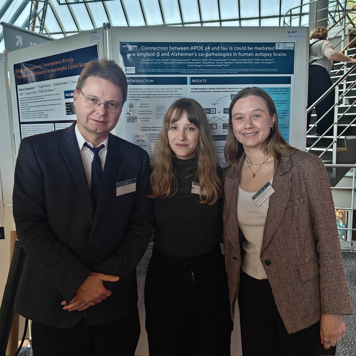 neuropatho_lab's tweet photo. Our representation at #BrainMosaic24, showcasing the heterogeneity of protein aggregates in #Alzheimers. 

Great talks and cutting-edge techniques inspiring future progress in understanding the brain. Thanks @VIBConferences! https://t.co/Pxde3aMrTL
