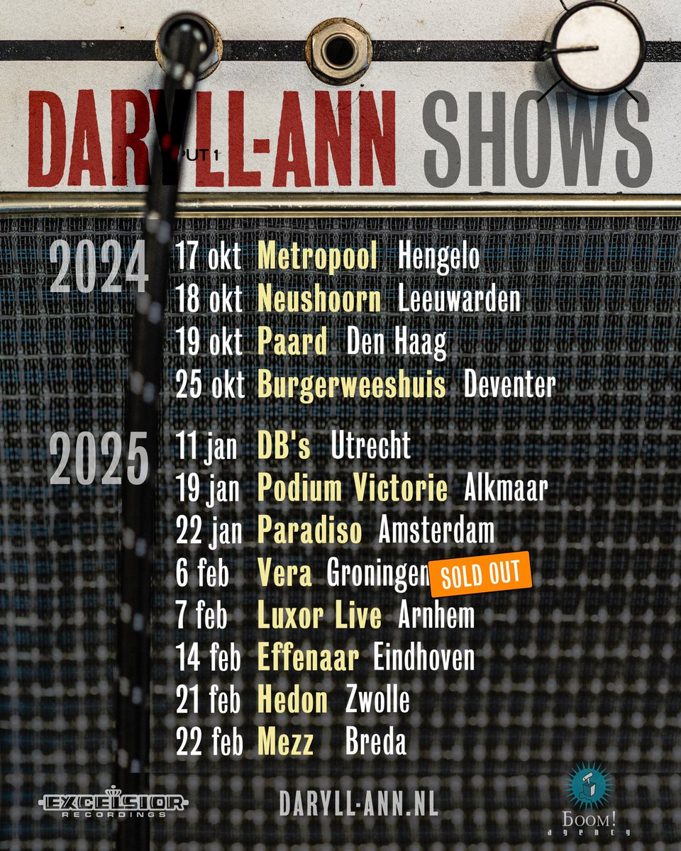 Upcoming DA live shows successively. For your convenience.