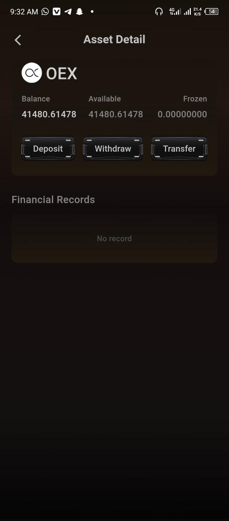 Jaybashcrypto's tweet image. Disappeared OEX Balance Issue on OEX App
Dear OpenEX Support Team
I'm writing to report an issue with my OEX App where my mined OEX balance is no longer displaying. Previously the app correctly showed my balance but it has suddenly disappeared
 Email: basheerzbalarabe@gmail.com