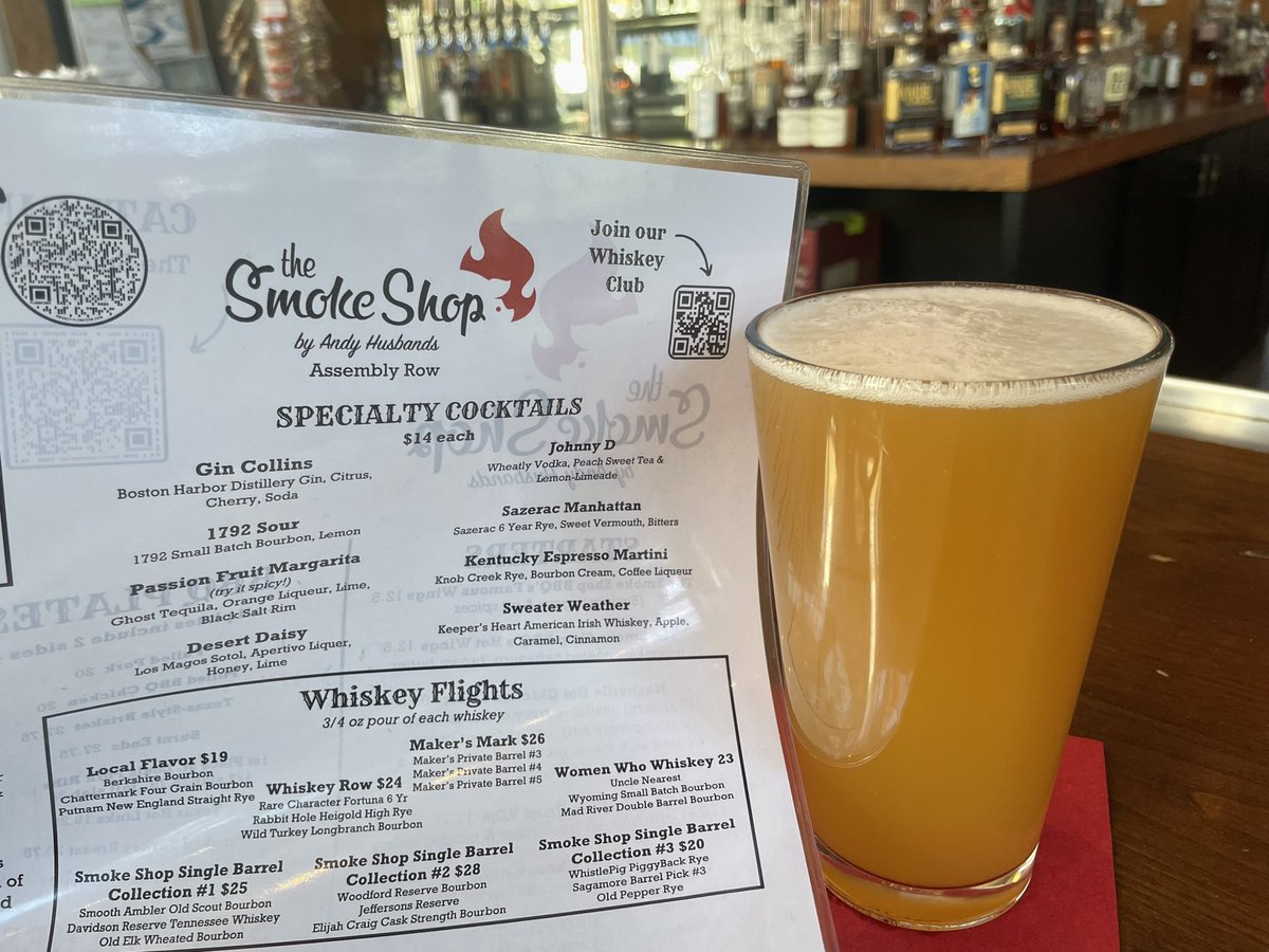 So excited to have our Hazy Hannah on <a href="/TheSmokeShopBBQ/">The Smoke Shop BBQ</a> Assembly, Harvard and the Seaport. #bbqlife