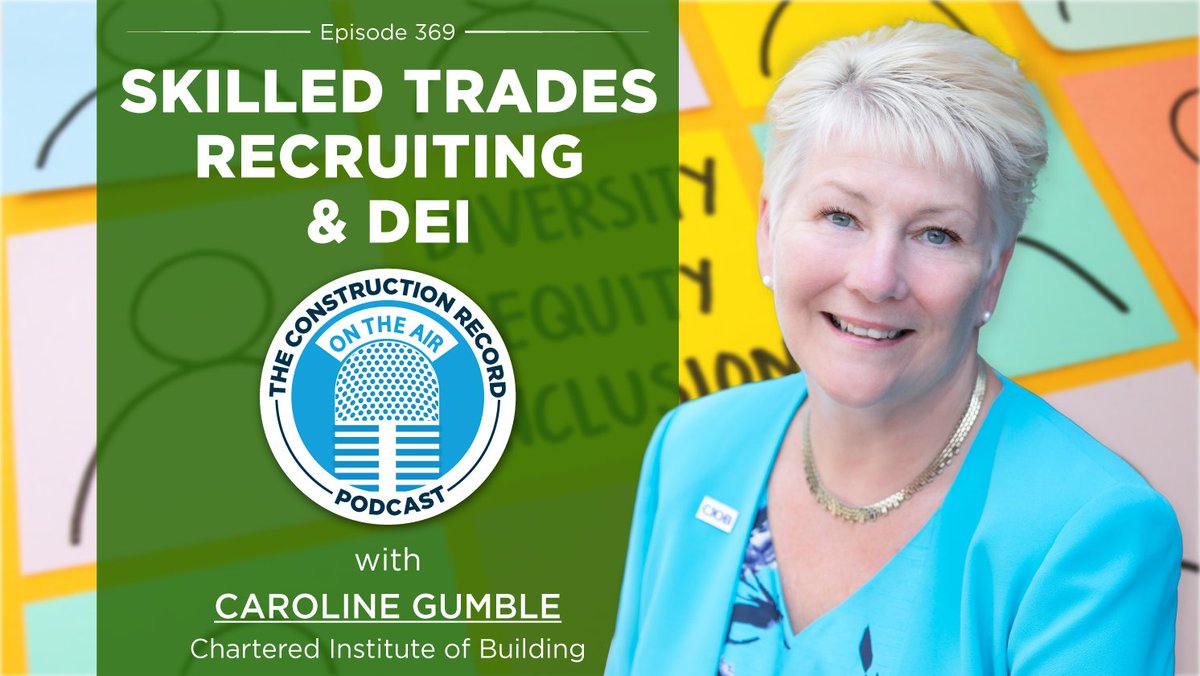 On the latest <a href="/TCR_Cast/">The Construction Record Podcast :tm:</a> , @JOC_Frey speaks with <a href="/theCIOB/">CIOB</a> CEO Caroline Gumble about skilled trades recruitment and DEI initiatives in both the UK and North America.
theconstructionrecord.libsyn.com/the-constructi…