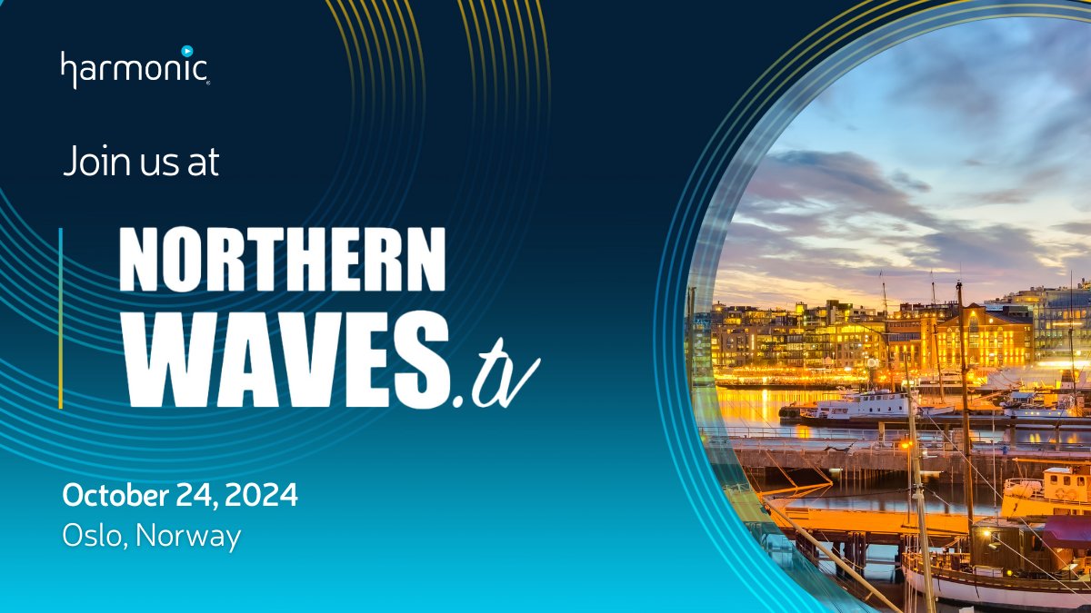 HarmonicInc's tweet image. Heading to Northern Waves 2024 in Oslo on October 24? 🚀

Meet Jaakko Ollila and Karine Richecoeur to discover how Harmonic’s latest innovations are shaping the future of video streaming and broadcast.

See you there! 🤝

#NorthernWaves2024 #VideoSolutions