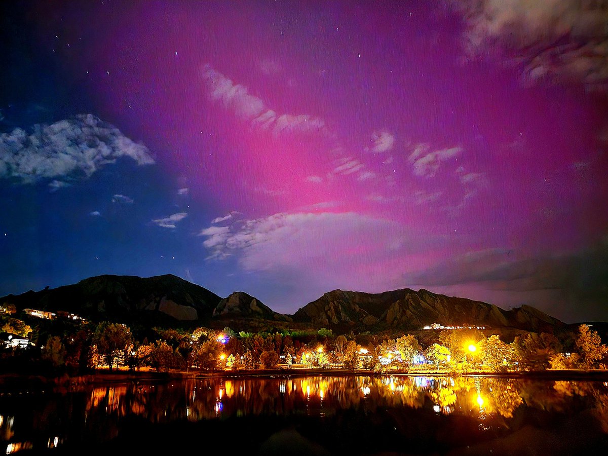 A photo of the northern lights in #Boulder last night from reader Rebecca Sullivan. Did you catch any photos?