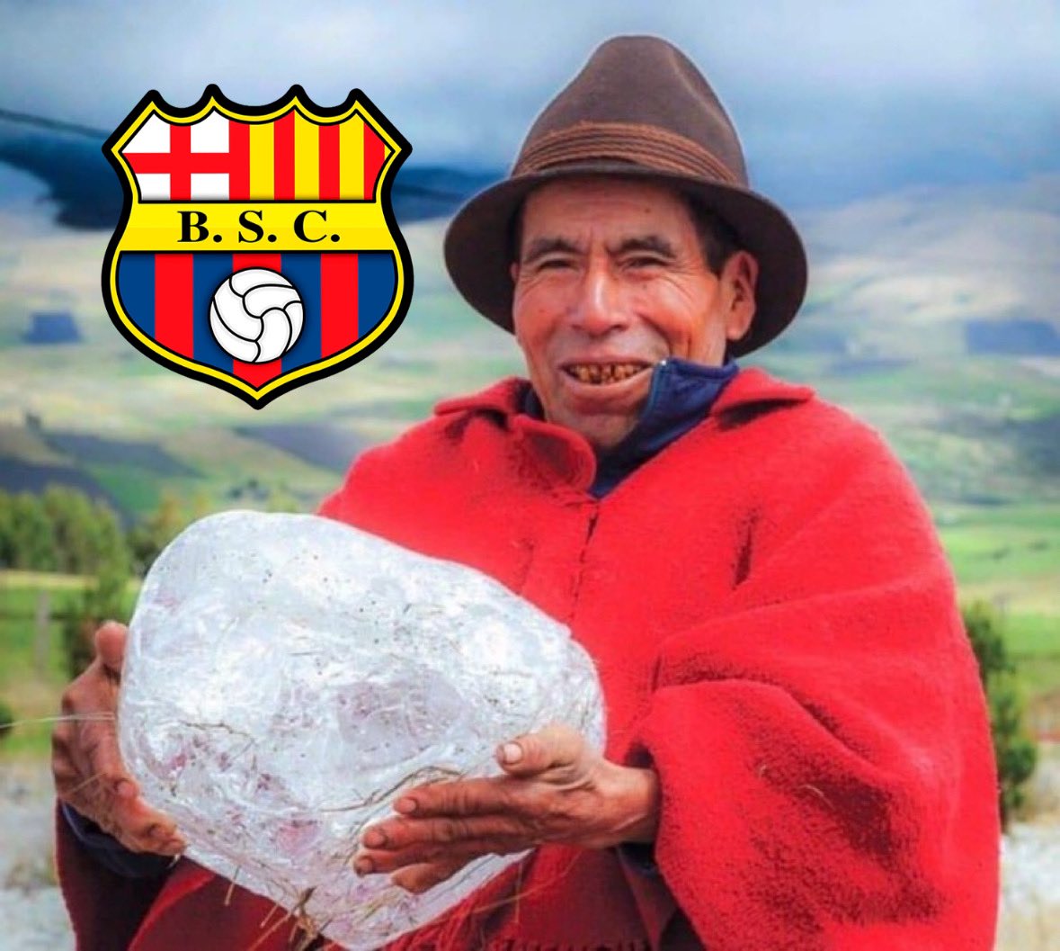 Falleció Baltazar Ushca, el último hielero del Chimborazo, durante su larga vida vio:
-La llegada del hombre a la luna 
-La caída del muro de Berlín 
-La caída de la URSS 
-La pandemia del COVID
Pero nunca vio a Barcelona de Guayaquil campeón de la Libertadores.