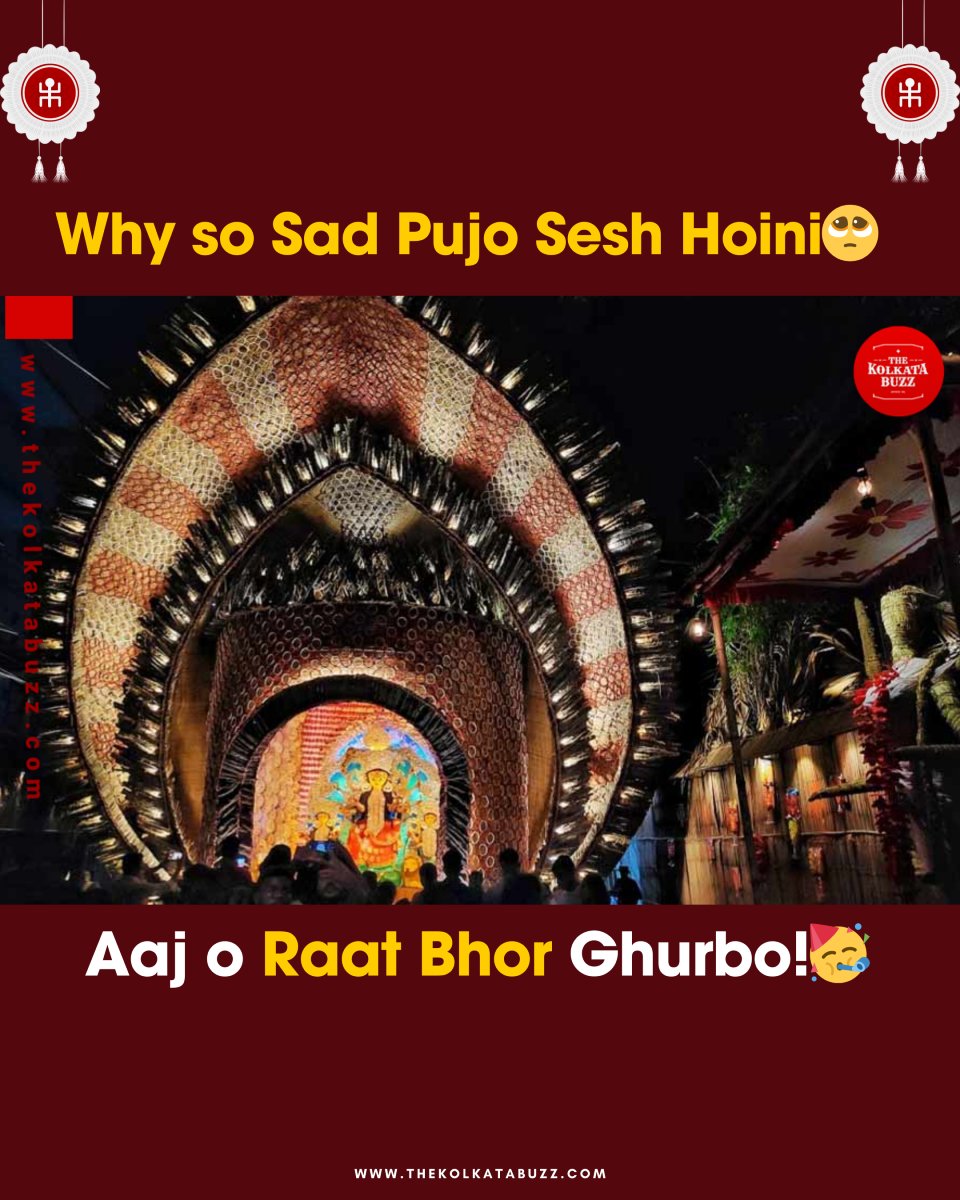 The Kolkata Buzz (@thekolkatabuzz) on Twitter photo Ajke Raat Bhor Thakur Dekhbo!.
.
Keep following <a href="/thekolkatabuzz/">The Kolkata Buzz</a> for more 🌺
.
.
.
#durgapuja #thekolkatabuzz #kolkatabuzz #kolkata #trending #festival #fyp Ajke Raat Bhor Thakur Dekhbo!.
.
Keep following <a href="/thekolkatabuzz/">The Kolkata Buzz</a> for more 🌺
.
.
.
#durgapuja #thekolkatabuzz #kolkatabuzz #kolkata #trending #festival #fyp