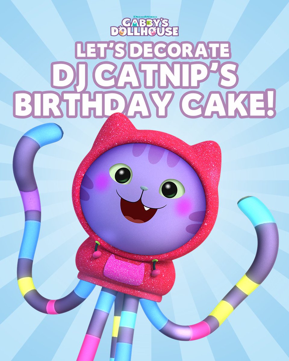 Let's decorate a meow-mazing birthday cake for DJ Catnip! 🎶 Watch