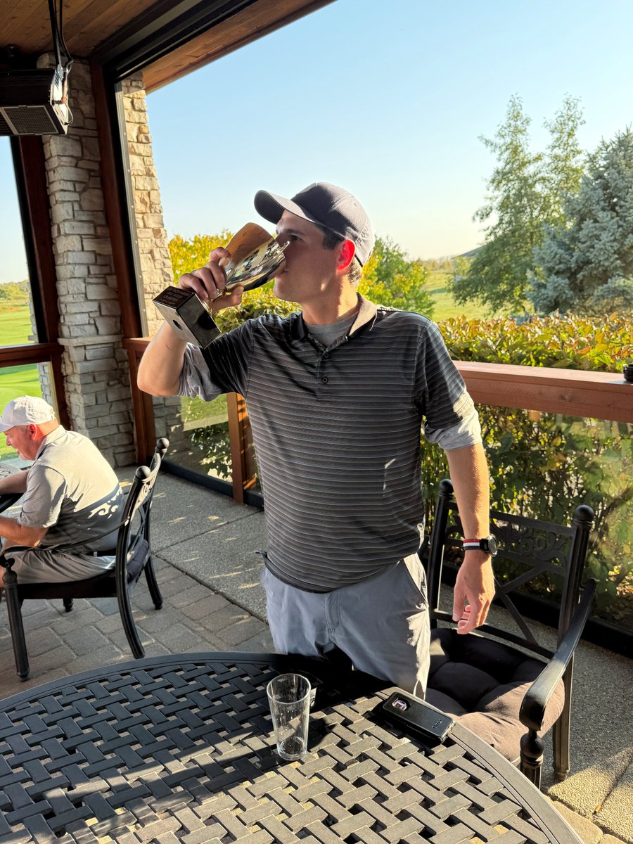 Our 2024 DOD Golf Match Play Tournament was a success. Congrats to this year's winner Dan Warner and runner-up, Scott Felten. Dan celebrates with an ice-cold glass of... milk?