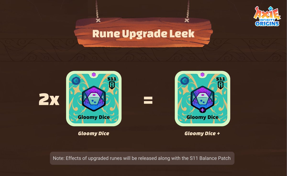 Rune Upgrading: Launching in Origins Season 11

Origins has been focused on delivering important features that enhance the player experience. Next up in line is the ability to upgrade runes in Season 11.

Read more 👇

📜: bit.ly/RuneUpgradeLeek