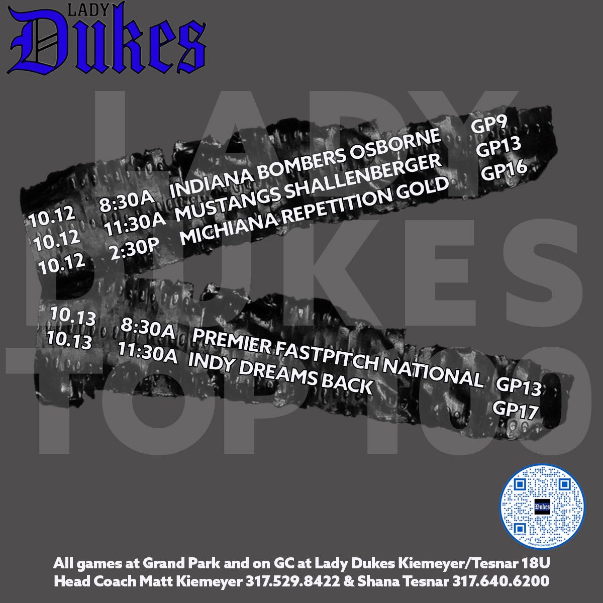 Back in the turf this weekend at Grand Park for the Top 100 Showcase!  Come watch these ballers compete all weekend! 🔥 🆙 👏👏