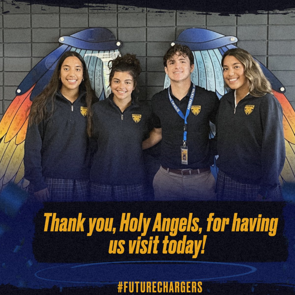 This morning, we had the privilege of attending Mass with our Holy Angels community before speaking with the 8th graders.   ACC is proud to be YOUR Diocesan High School!