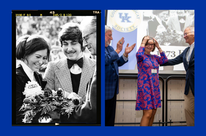 50 years later, UK alumna, former Homecoming Queen and current faculty member Carol Elam finally received her crown! 👑

Celebrated last night at the <a href="/kentuckyalumni/">UK Alumni Association</a> Golden Wildcat Reunion, her belated crowning honors an incredible legacy. As a professor in <a href="/UKYMedicine/">University of Kentucky College of Medicine</a>, Dr.