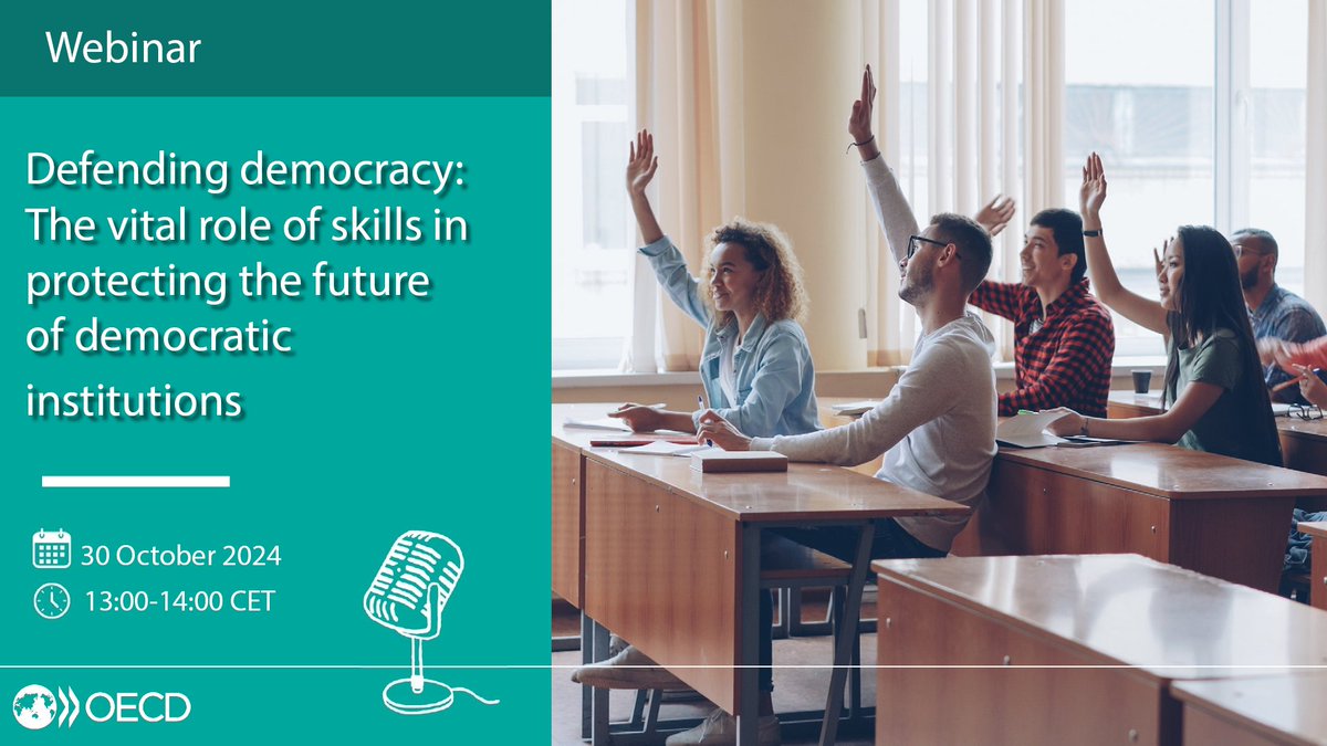 📣 Upcoming webinar! 📣

With polarisation, populism and fake news on the rise, democratic institutions are facing unprecedented challenges.

How can skills like critical thinking and analytical skills help foster trust in the democratic process?

Sign up: bit.ly/3Nl1CCq