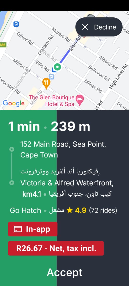 _Ma7oR_'s tweet photo. Extortion is all over South Africa but these apps must be hold accountable for what their doing to drivers, ain't no way this is no different from Extortion happening in the ghettos...@boltapp #bolt #ehailing https://t.co/XfI4AQ6TWu