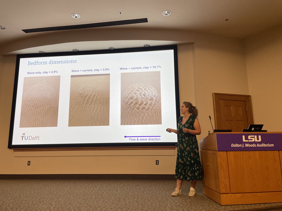 Glad to have ⁦<a href="/anne_baar/">Anne Baar</a>⁩ over at ⁦<a href="/LSU/">LSU</a>⁩ for a great talk about bedforms and coastal morphology