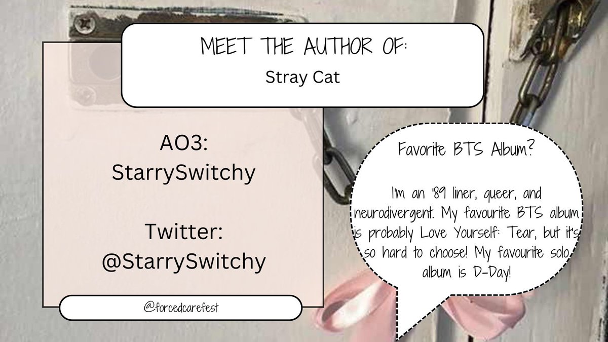 ForcedCareFest's tweet photo. Twt: @StarrySwitchy 
ao3: https://t.co/gx0sTlcSuv https://t.co/ILgKiUOgQ1
