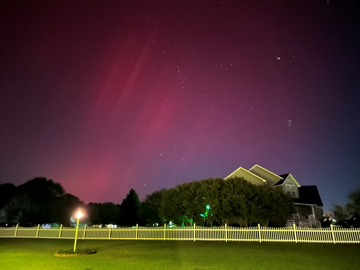 The #NorthernLights made an incredible display over much of the U.S. on Thursday and you might catch another glimpse tonight!

Here's a look at the #auroraborealis visible in Orangeburg on Thursday

<a href="/wachfox/">WACH FOX</a> 

📸Carolyn Herron and Marcia Brandhorst

bit.ly/3BK5xX5