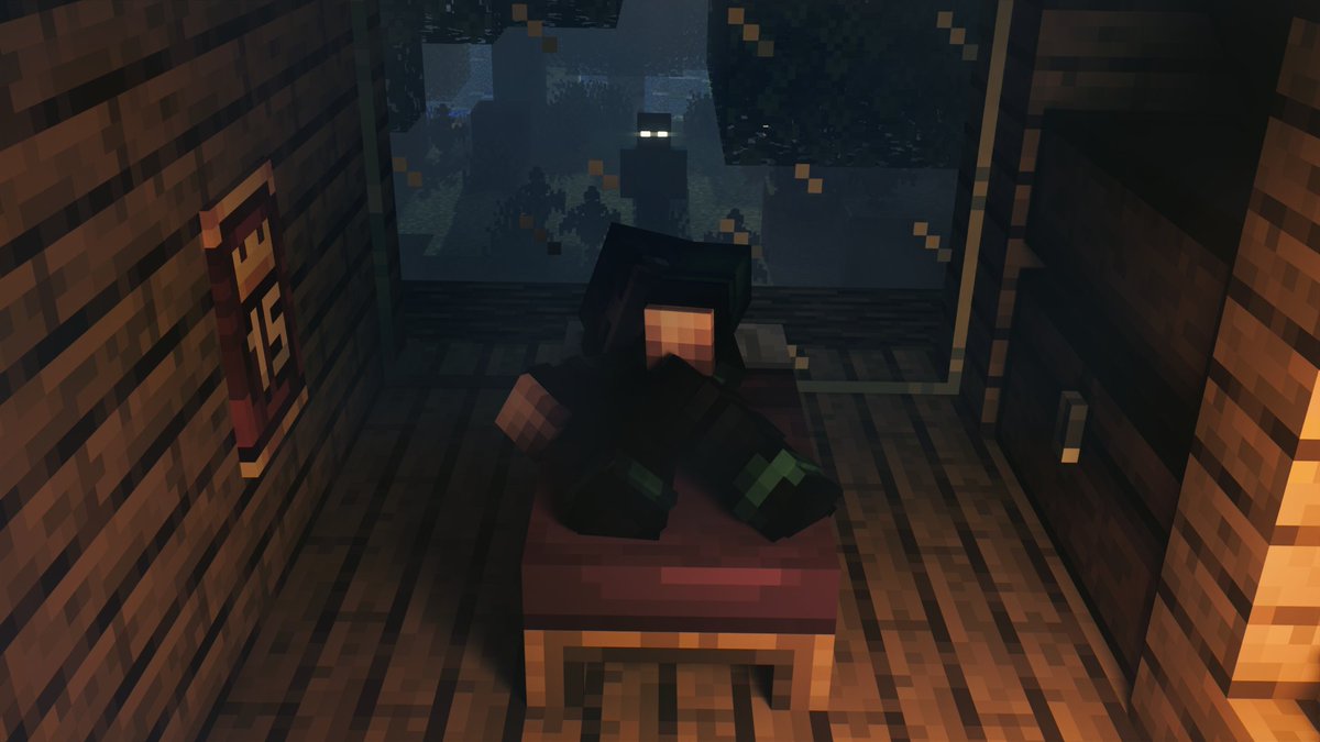 fyoncle's tweet image. Who is the real psychopath you think...? Herobrine or my friend...? Or are they...