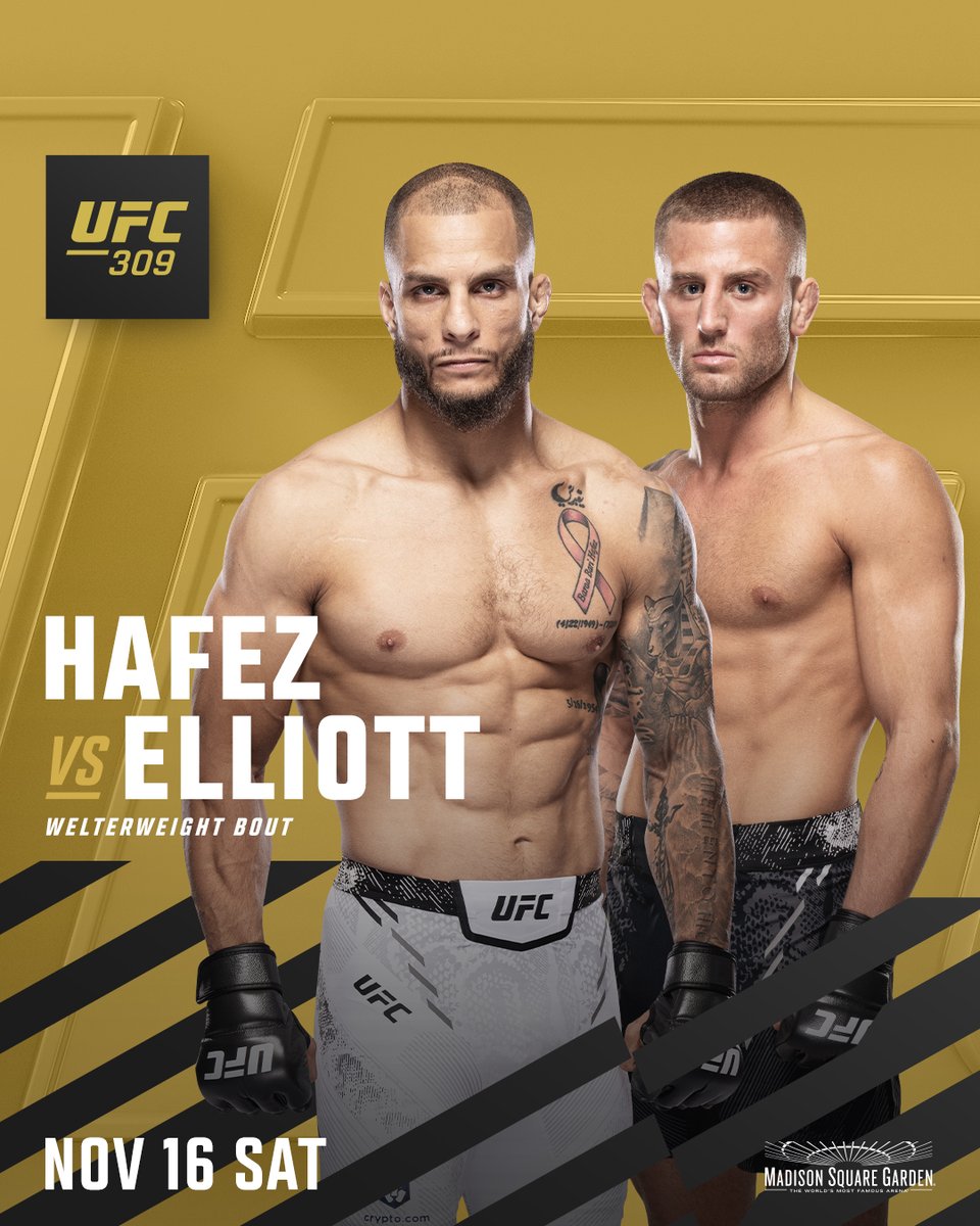 UFCEurope's tweet photo. The Welsh Gangster heads to The Big Apple! 🏴󠁧󠁢󠁷󠁬󠁳󠁿 🍎

Oban Elliott vs Bassil Hafez added to #UFC309 https://t.co/jWfhmbQLfY