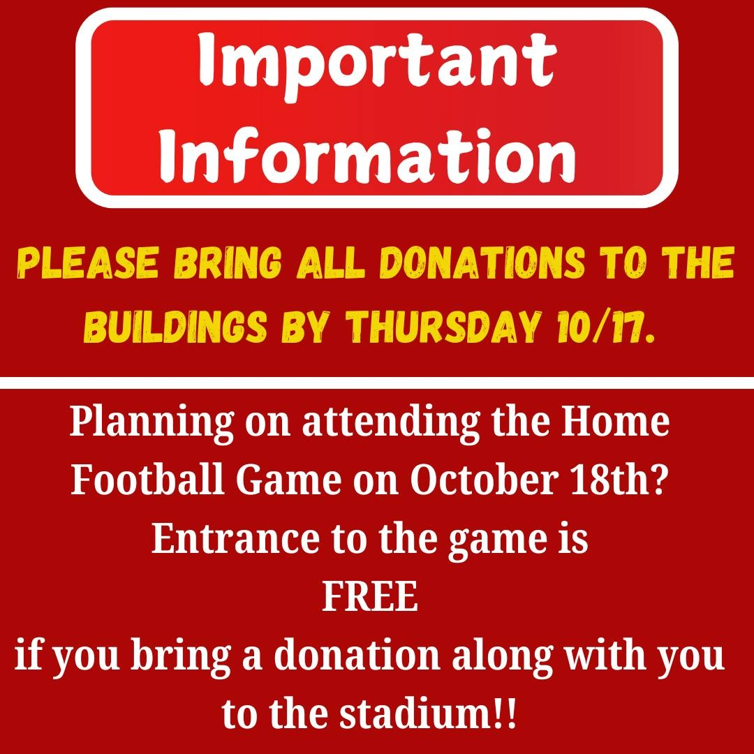 🌧️ Our district is collecting items to support Hurricane Helene victims! Donations can be dropped off at Mount Rock, Newville, Oak Flat, the Middle School, or the High School. You can also bring donations to our last home football game and use it as your admission.

#BSSDproud