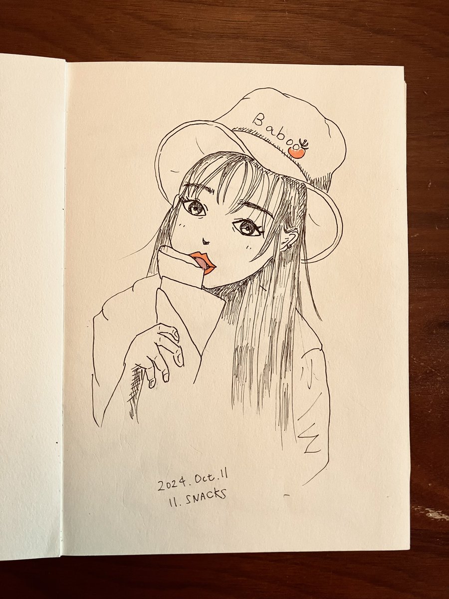 🖌 #inktober challenge✨️

Day11
10.11 SNACKS

#inktober2024
#kuretake_inktober2024
#インクトーバー