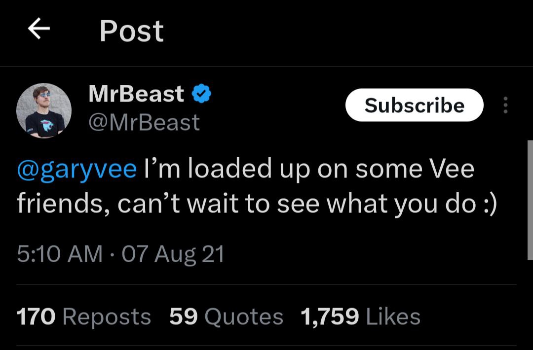 MrBeast via X