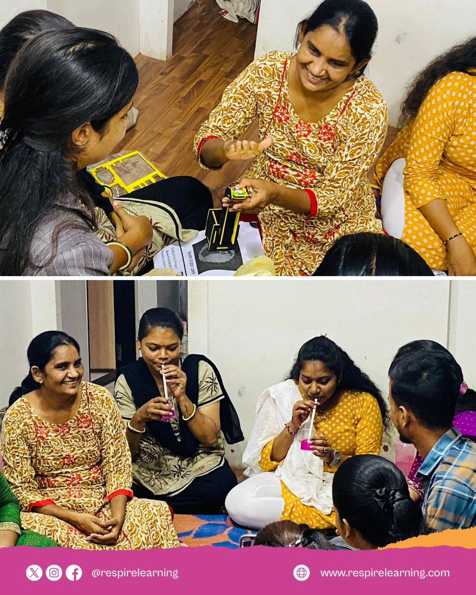 RespireLearning's tweet image. We held a #TeacherTraining at Shwas Charitable Trust, Ahmedabad! 
14 teachers enhanced their #STEM &amp;amp; Robotics skills and learnt Games as learning tools , Team-building , Problem-solving &amp;amp; critical thinking.
Thanks to @ShwasTrust for their amazing work with underprivileged kids 🙏
