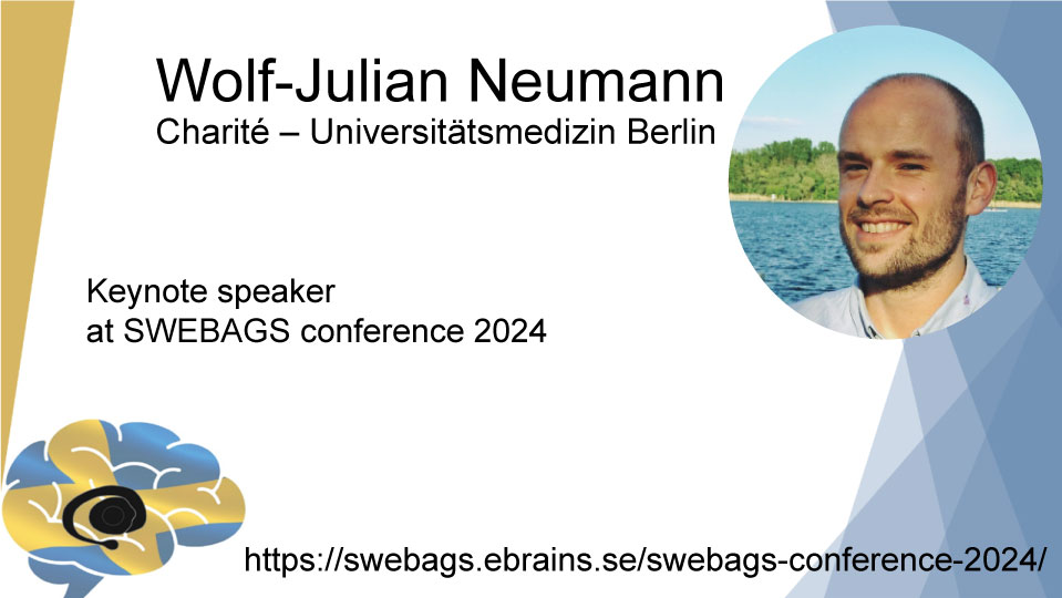 SWEBAGS_1's tweet image. Wolf-Julian Neumann from Charité Berlin will present "Shared Network Mechanisms of Dopamine and Deep Brain Stimulation for Parkinson’s Disease" at SWEBAGS 2024. Don't miss this cutting-edge talk. Register for free today: swebags.ebrains.se/swebags-confer…