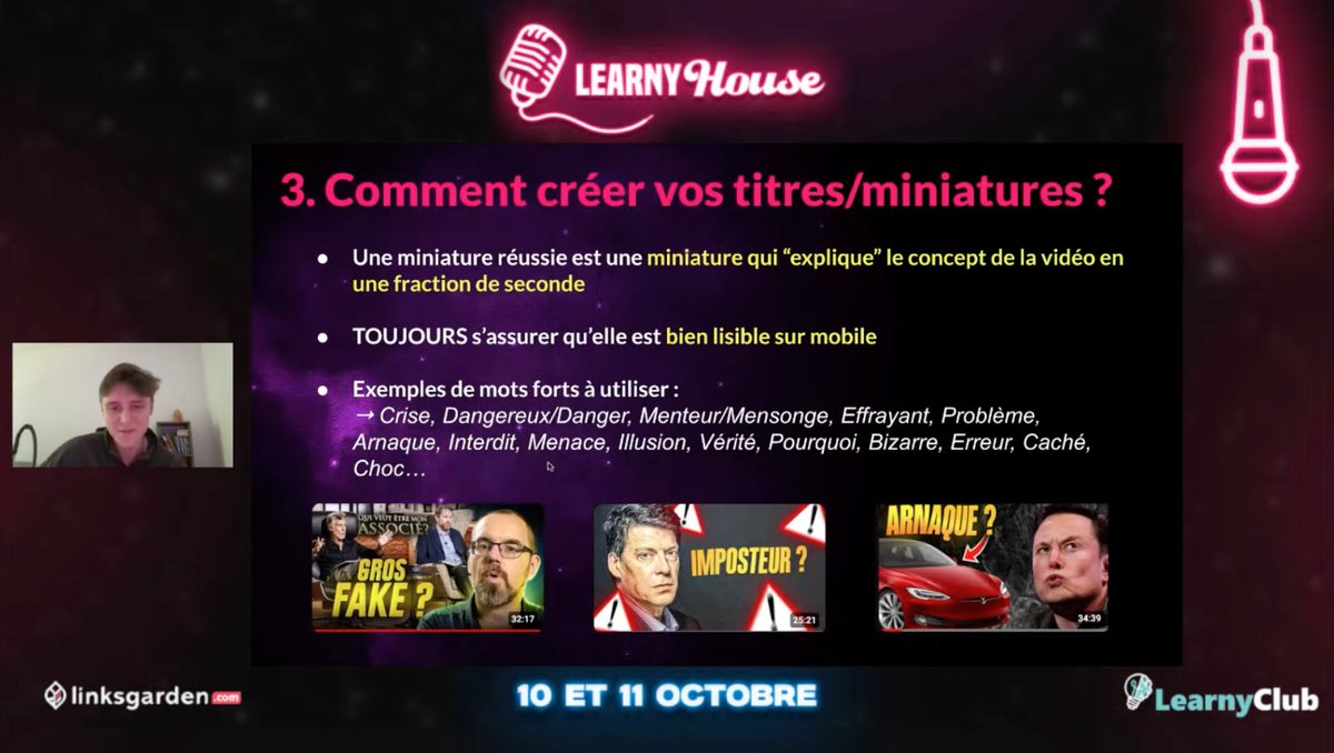 🎯 Créer des Titres/Miniatures percutantes, c'est l'une des clés du succès sur YouTube ! 💡

#learnyhouse