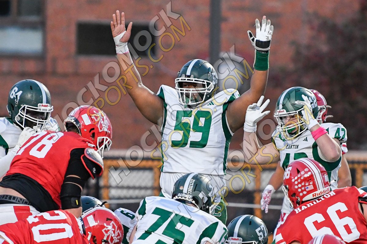 Canton got 2 scores from JT Norton (1 passing, 1 rushing) and made enough big plays on both sides of the ball to hand North Attleboro its first loss, Read the recap from a physical game at Beaupre Field hockomocksports.com/canton-footbal… and see photos at hockomocksports.smugmug.com/2024-2025/Fall… #hockomock