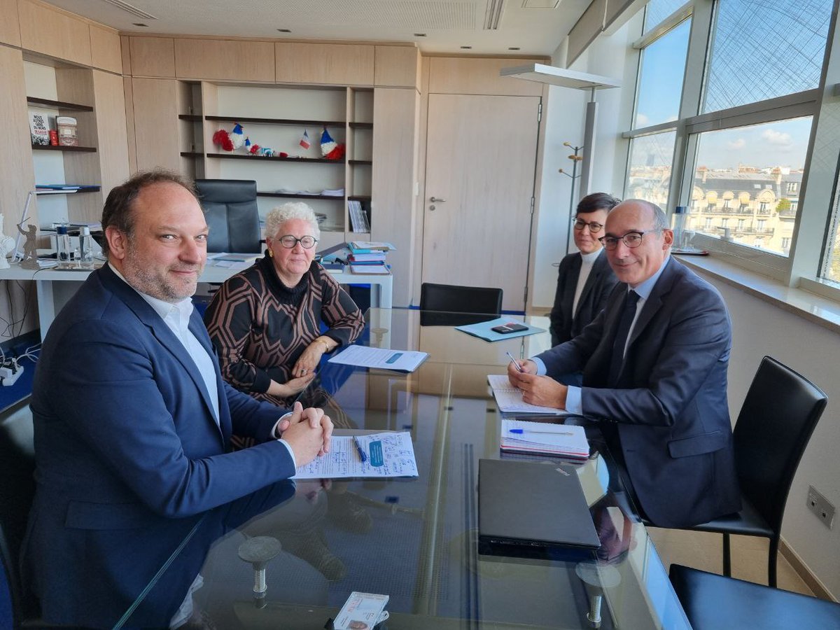 christophe_p's tweet photo. Heureux d'avoir échangé ce jour avec Marie-Sophie Desaulle, Présidente de la #FEHAP, et Charles Guépratte, Directeur général. @FEHAP_actu https://t.co/iOhHAKdqD0