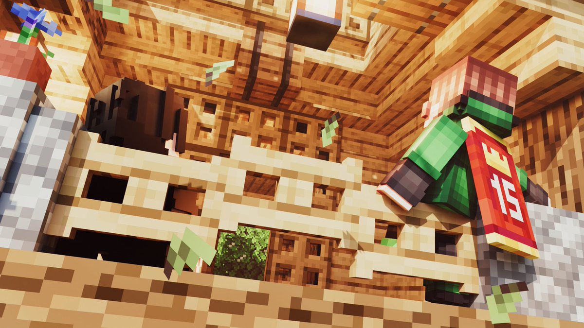 fyoncle's tweet image. Made another three renders of our survival world with my friend, absolutely fun to work on these!