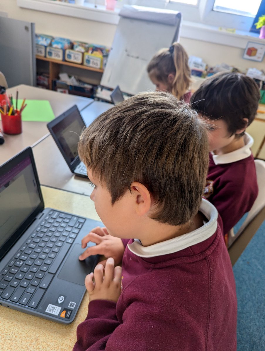 This morning,  Year 3 have been combining two things they love the most - reading and computing, by completing their reading for pleasure quiz on their new Chromebooks.