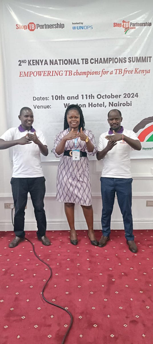 fnl_foundation's tweet photo. Day 2 well representing at the TB Champions Summit. Championing for a TB free Kenya.
#MoreFundsForTB
#STOPTBKENYA https://t.co/S6uJUHeML8