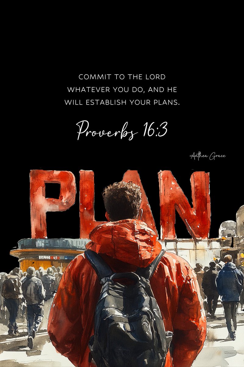 anthea_grace's tweet image. Verse for the day 🫶✨ #YouVersion 

Commit to the Lord whatever you do, and he will establish your plans.

Proverbs 16:3 (NIV)