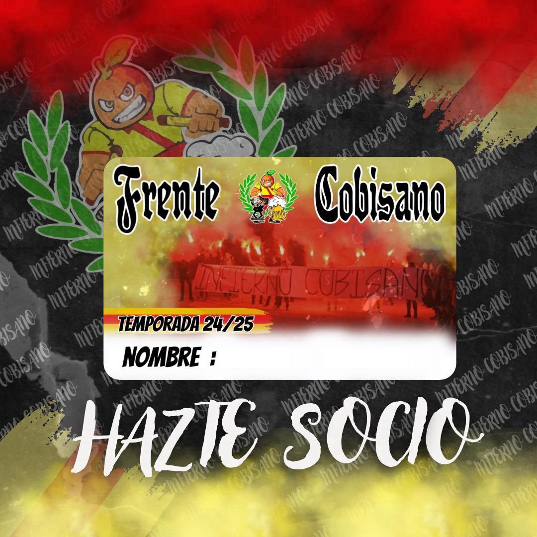 Buenas , esta tarde de 20:00 a 22:30 estaremos en el *bar mano de santo* en el segundo día de renovación del carnet.

Mañan sábado estaremos en la puerta del pabellón de 17:00 a 18:00 y en el descanso.

Ayúdanos a seguir llevando al cobisa en volandas!❤️💛