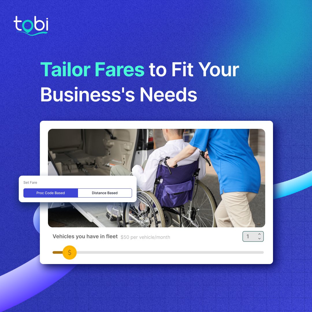TobiSoftware's tweet image. Optimize your fares with Tobi&apos;s Advanced Pricing Models! Set dynamic pricing rules based on trip parameters and help achieve your business goals.

Discover more at: tobicloud.com/advanced-prici…

#TobiSoftware #NEMT #NEMTBusiness #NEMTIndustry #NEMTSoftware #Tobi