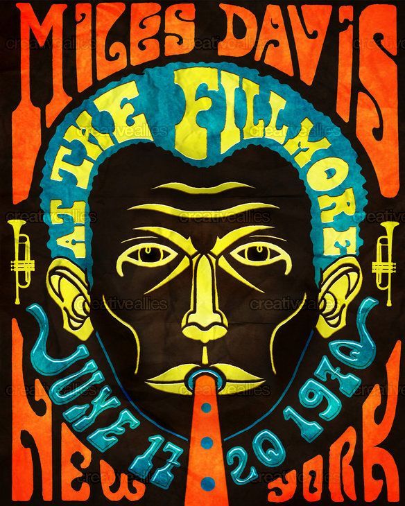 Moon_Tune's tweet image. ⚡️#MilesDavis Jazz New York🎺
🎨#TheFillmore🗽 | Pinterest