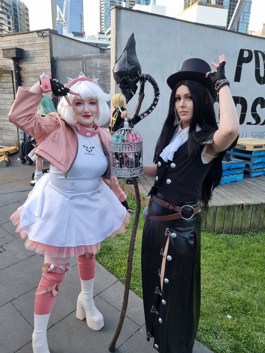 hypertdog's tweet image. Day 1 of #paxaus2024 is done. There were so many cool cosplayers I saw. I wish I took more photos of them. 

I got this cool one with a Phi cosplayer. Wasn't expecting to see awesome Zero escape representation at the con.