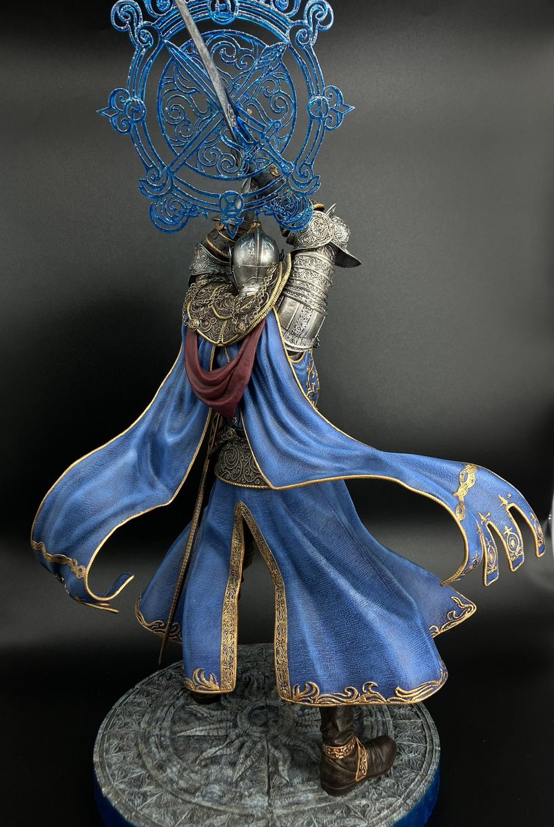 灰石様@kaiseki_zy の カーリア騎士完成🌕 細部まで造形が凄いから色