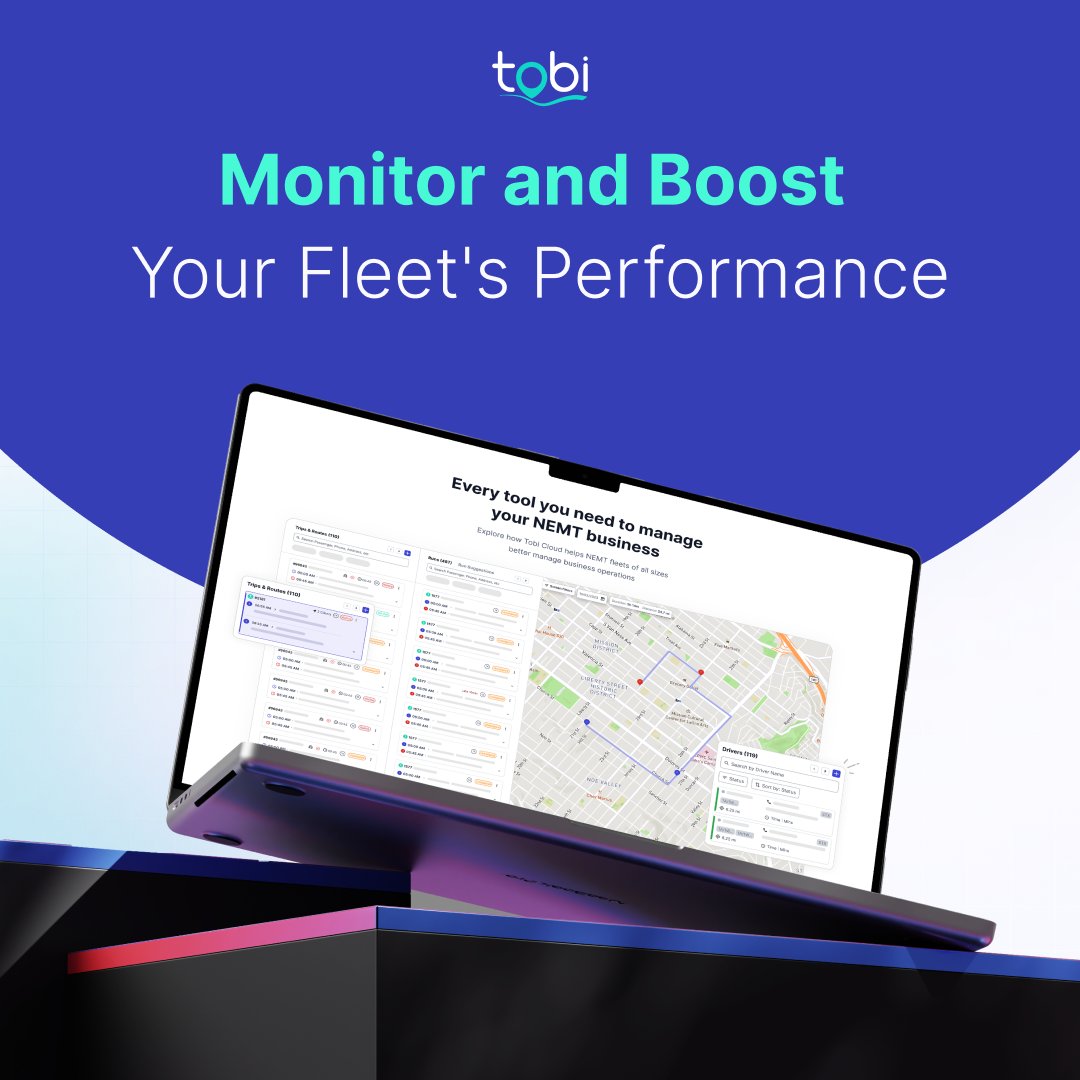 TobiSoftware's tweet image. Navigate success with advanced data! Tobi&apos;s advanced reporting features provide in-depth insights to help you make better, more informed decisions.

Try Tobi now: signup.tobicloud.com

#NEMTInsights #TobiSoftware #NEMT #NEMTBusiness #NEMTIndustry #NEMTSoftware #Tobi
