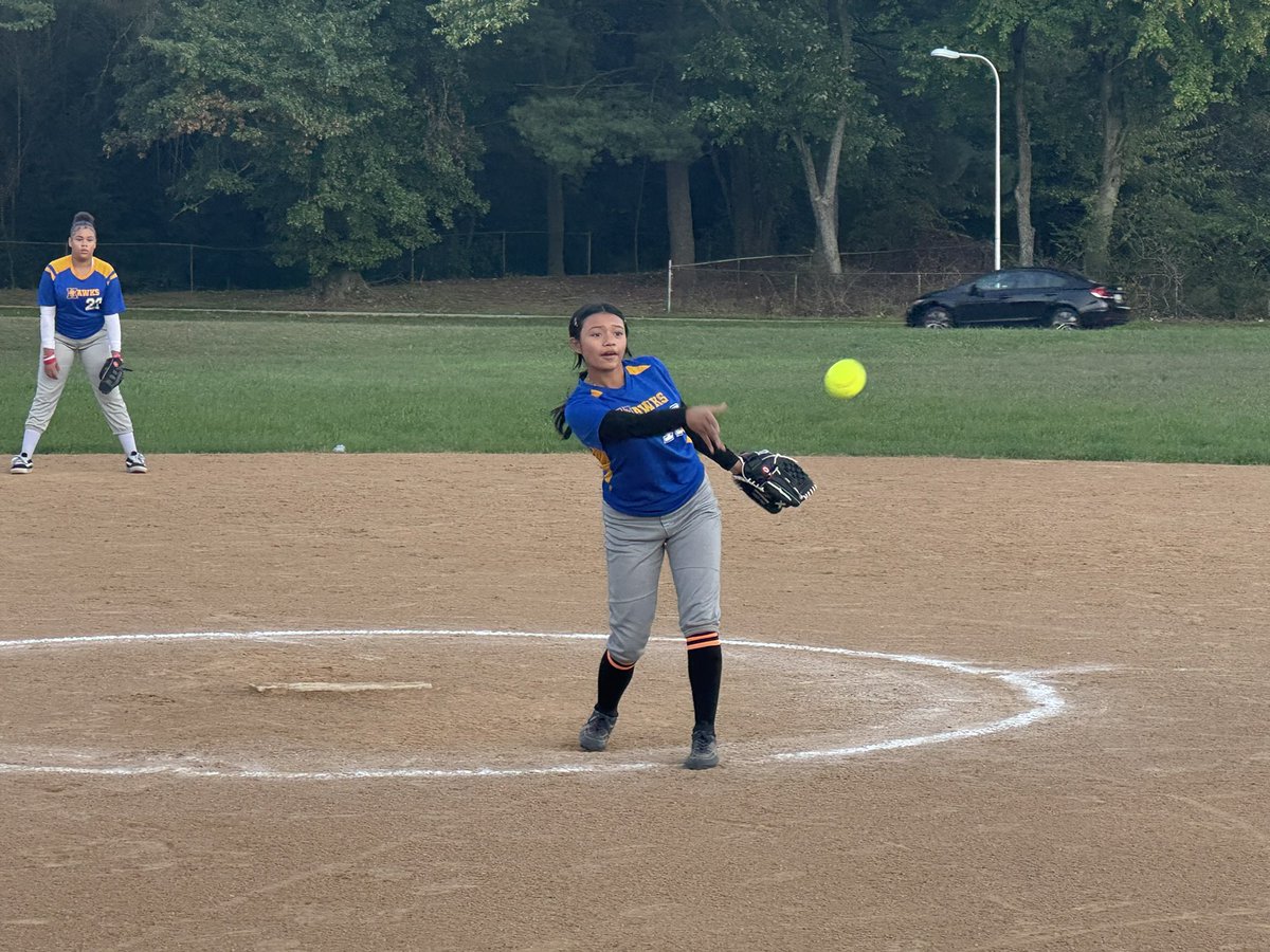 HMS_PGCPS's tweet image. Our Hawk Ladies taking on Nicholas Orem on the softball field!  #gohawks #gohms