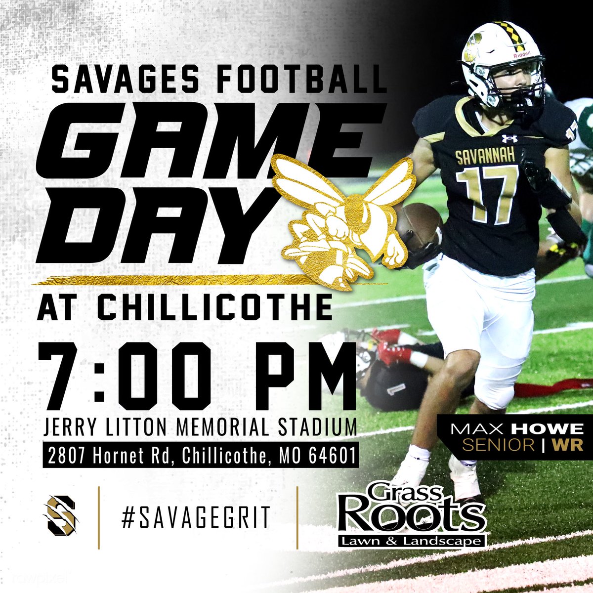 SavannahFB_'s tweet image. Rise and Shine Savage Nation! 
It’s Game Day! 

#GRIT