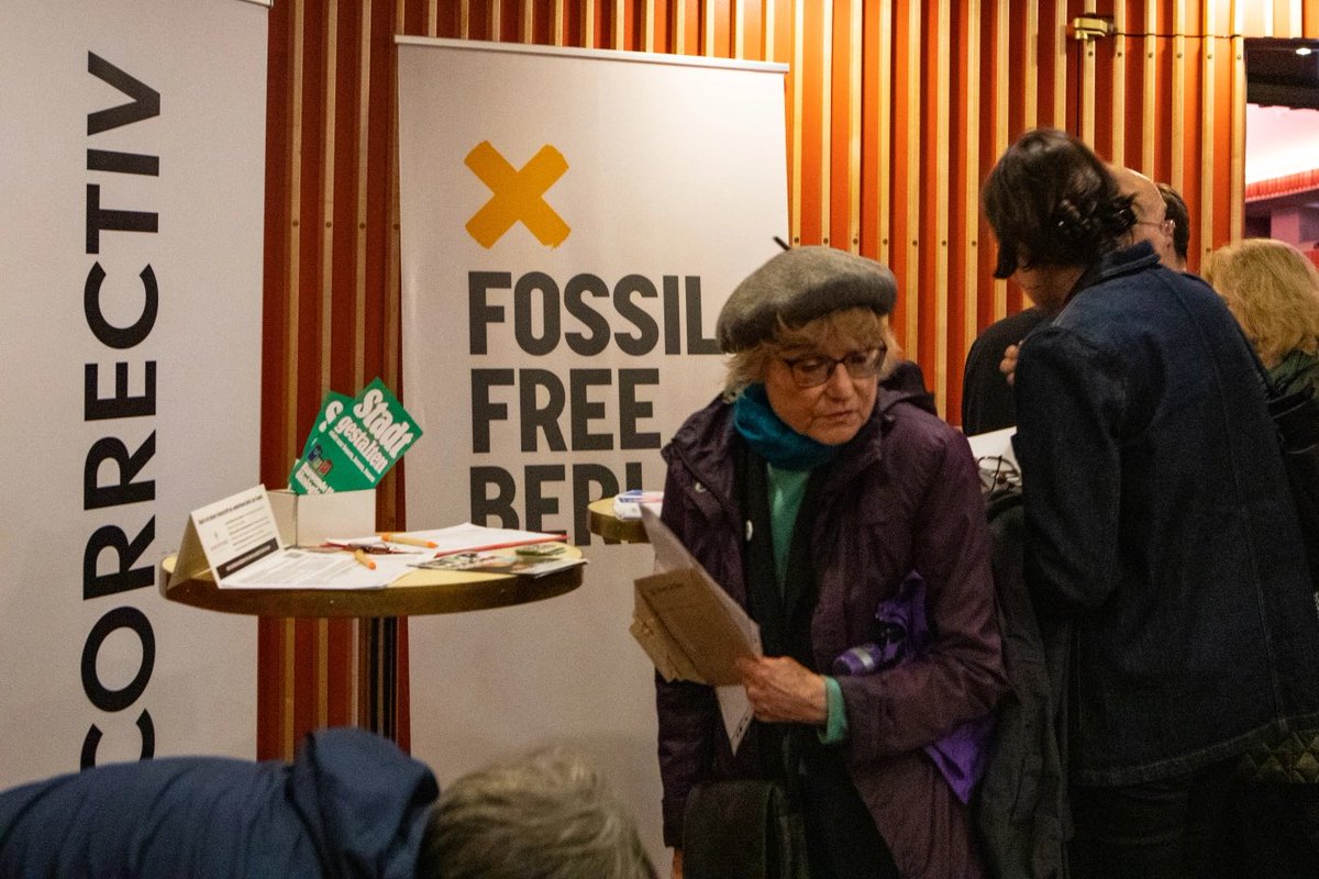 FOSSIL FREE Berlin tweet media