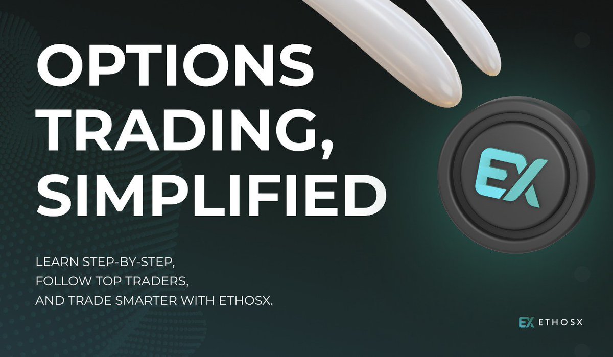 Options trading doesn't need to be overwhelming or intimidating. EthosX is changing that. 

Let's break options trading down into basic, simple steps.  Here's the rundown of what you need to know to get started:  

Check out our deep-dive tutorials at ethosx.finance/get-stared/ that