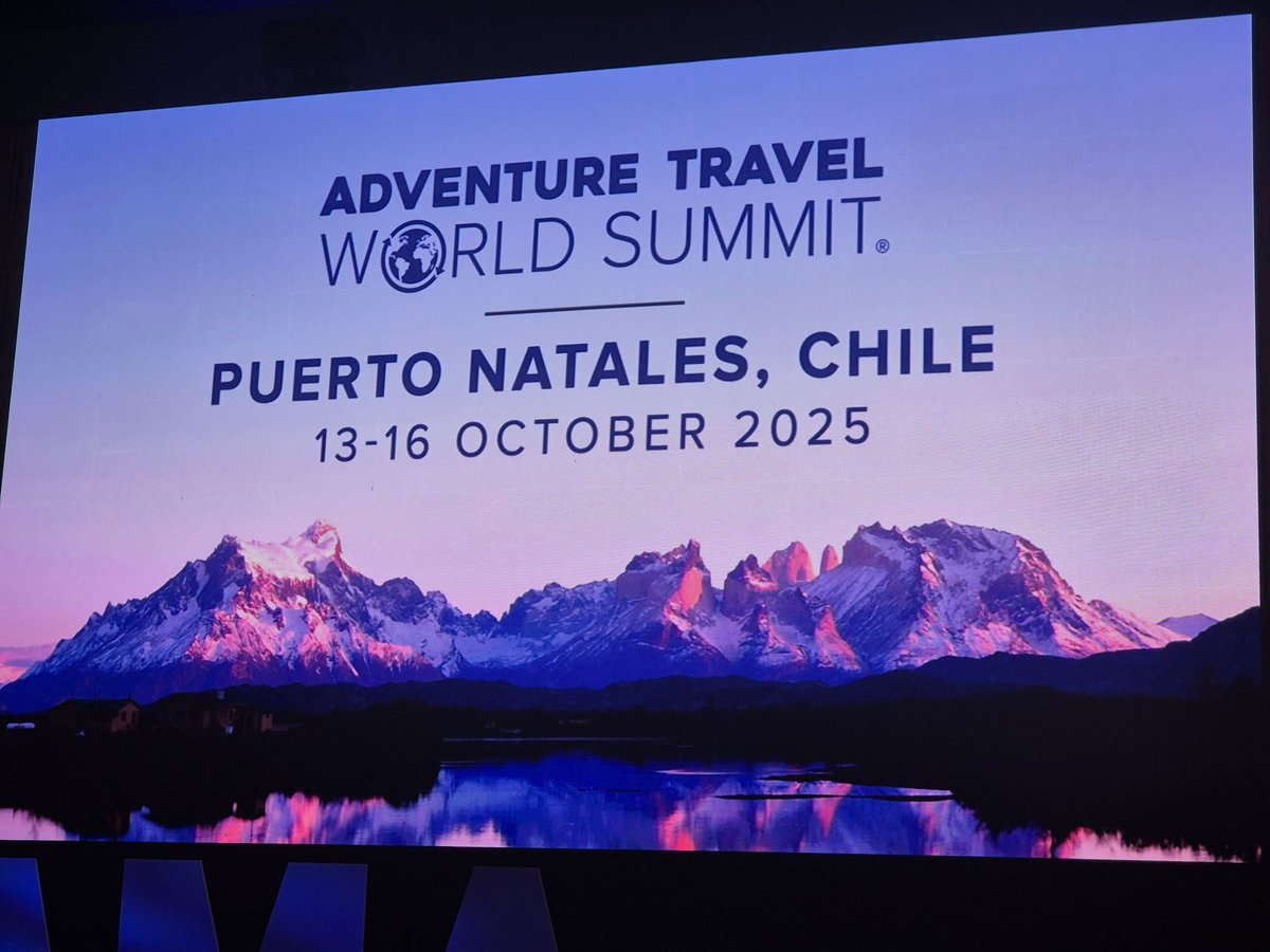 ¡Buenas noticias para el turismo!  
✨Chile 🇨🇱 será anfitrión de la cumbre de turismo aventura más importante del mundo en 2025✨
👉🏽Esta es una gran noticia, ya que eventos de esta magnitud nos posicionan como un destino de turismo de aventura 🚴🏻‍♀️🧗🏽‍♀️🏄🏻‍♀️ de categoría mundial 🌏.