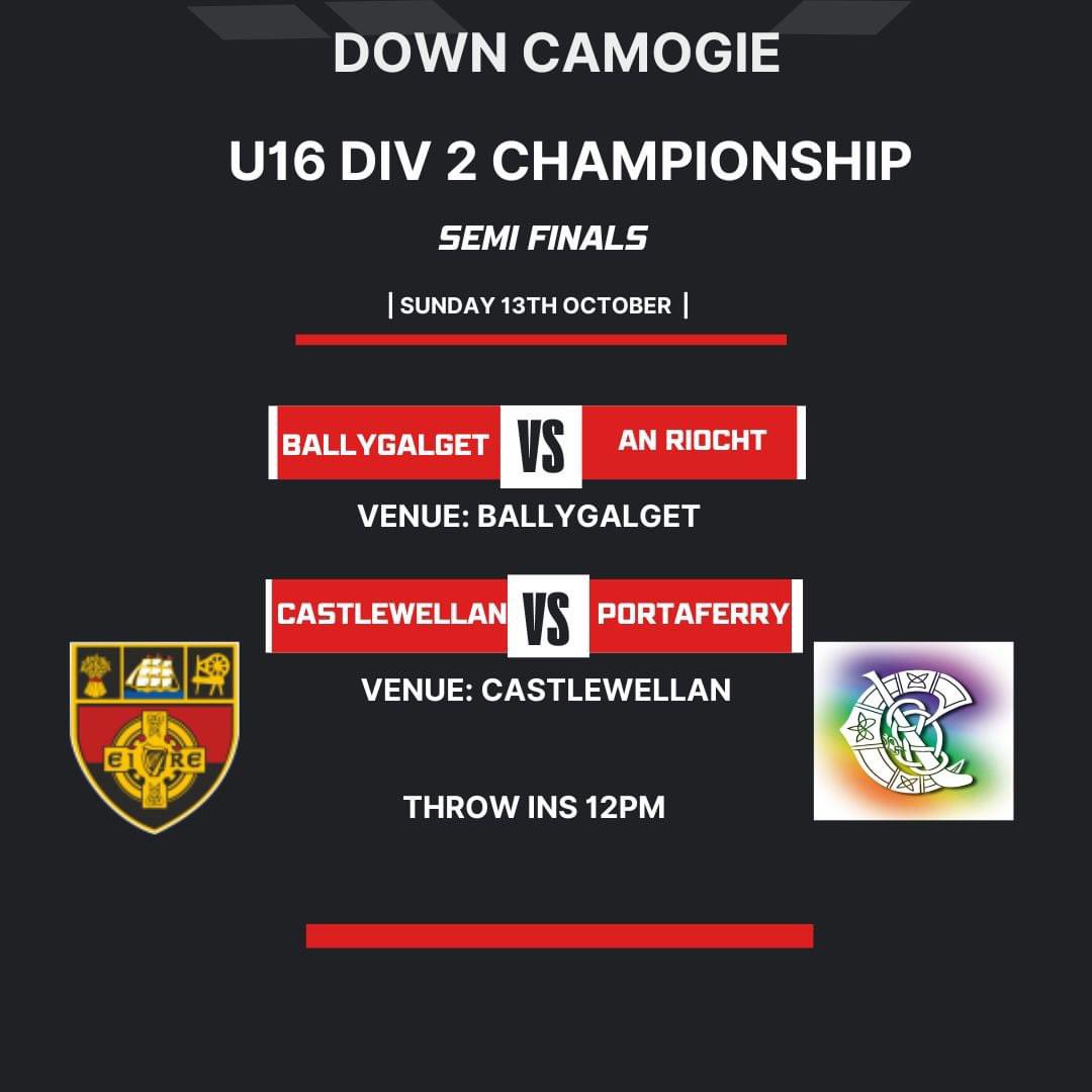 It’s all happening this weekend! Nothing beats being there! 🔴⚫️ 

The Senior Final will be streamed live on downgaa.tv/events/mzzbivqh