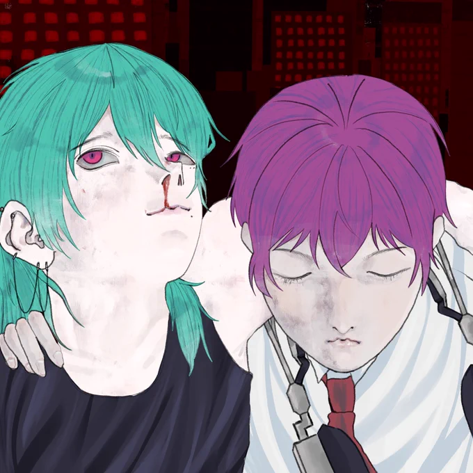 #秋の創作クラスタフォロー祭り 
#絵柄が好みっていう人にフォローされたい 

🫁絵柄バラバラ星人🫀 