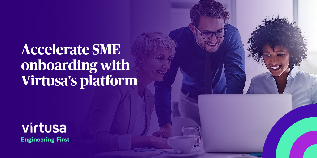 VirtusaCorp's tweet image. Boost Your SME #Onboarding Efficiency with Virtusa’s latest platform, enjoy instant KYC/KYB, reduced costs, and rapid #activation. Experience seamless #integration with Virtusa. Learn more: splr.io/6012m0rJK #EngineeringFirst